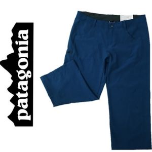 Patagonia Happy Hike Capris Pants Blue. Size: 6.